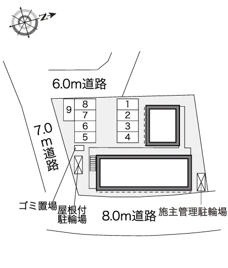 ★手数料０円★柏市増尾２丁目　月極駐車場（LP）